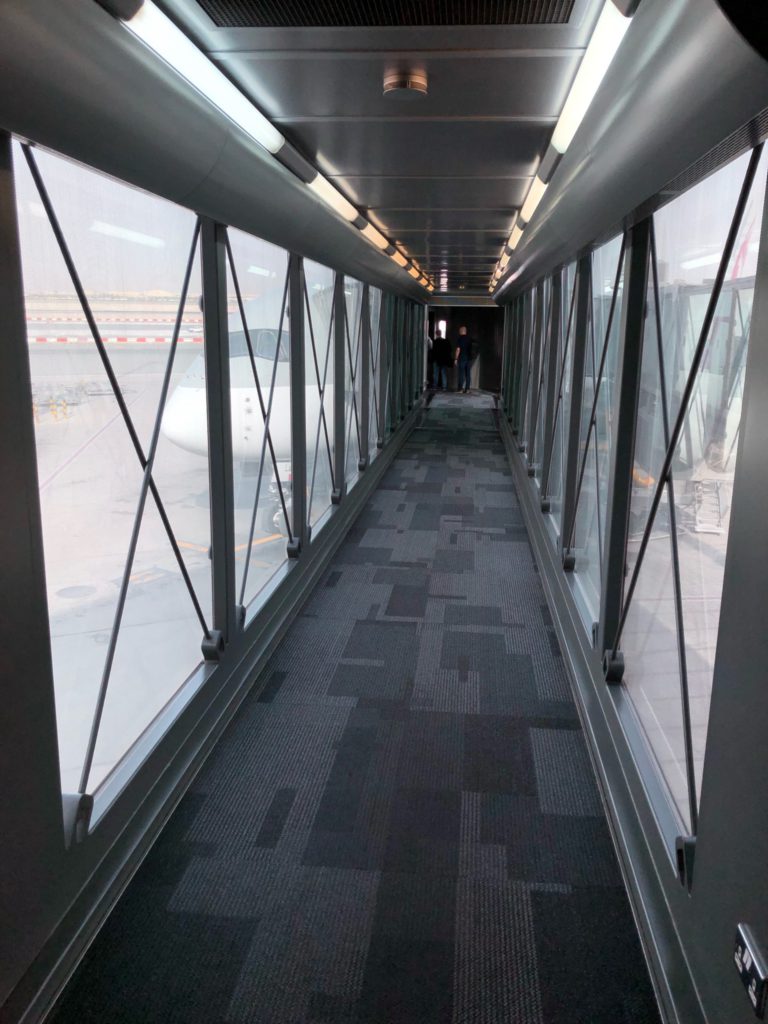 Air bridge at Doha Hamad Airport