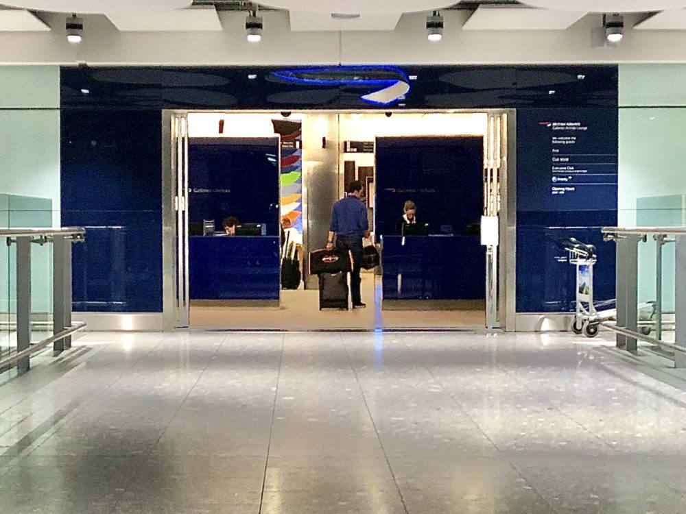 British Airways Heathrow Arrivals Lounge Review Boarding Group One