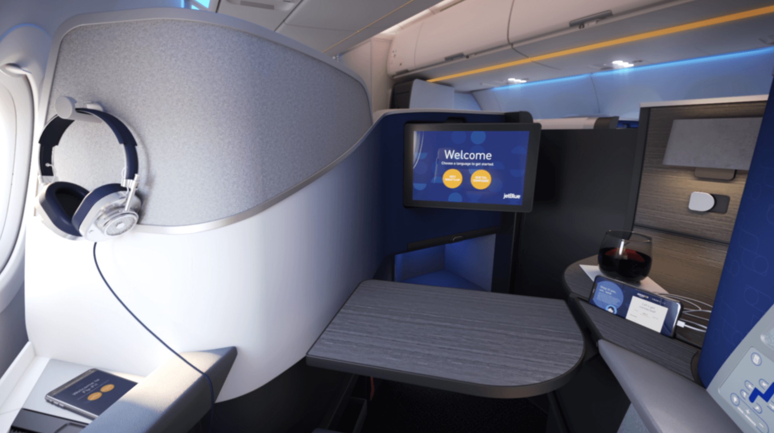 JetBlue's New Business Class to London Boarding Group One