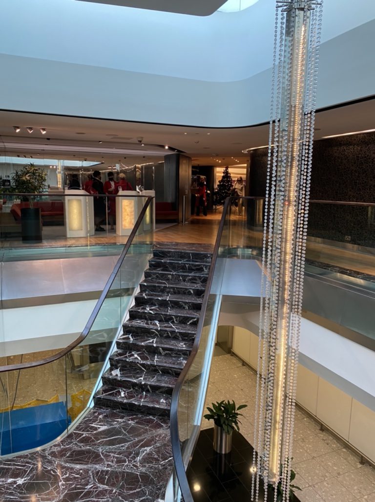 Entrance to Virgin Atlantic Clubhouse at London Heathrow