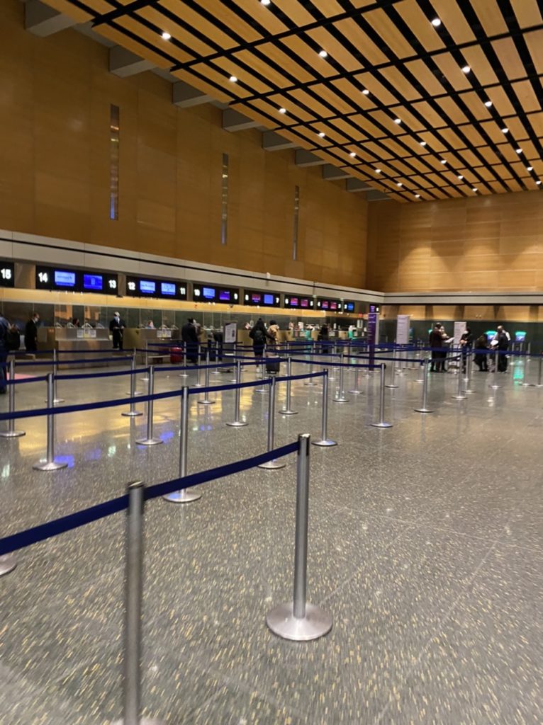 Virgin Atlantic check-in at Boston Logan Airport