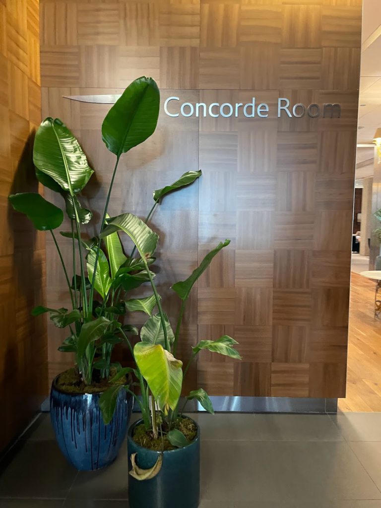 Concorde Room entrance