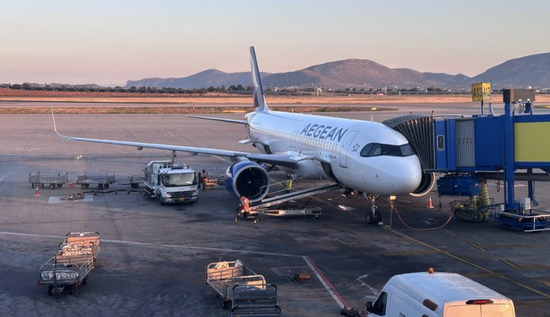 Aegean Airlines A230 at Athens Airport