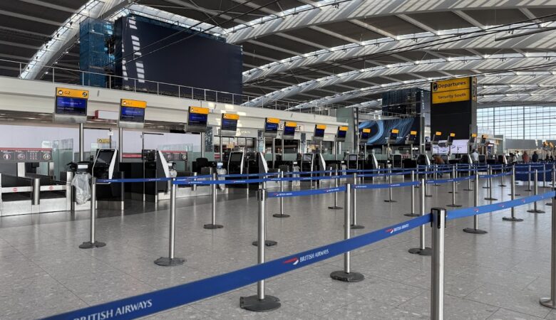 British Airways check-in at Heathrow T5