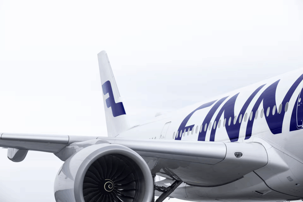 Finnair fuselage shot