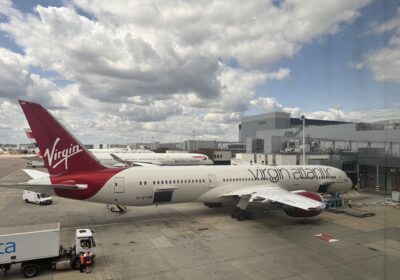 Virgin Atlantic 787 at London Heathrow T3
