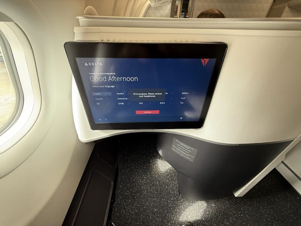 The Delta Business Class Suite