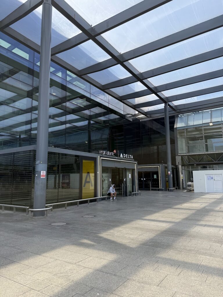 Arriving at Heathrow Terminal 3 for my Delta flight