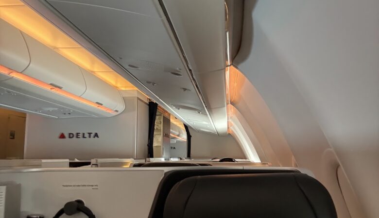 Delta A330neo Business Class cabin