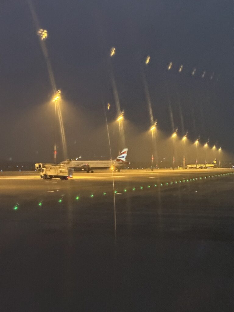 A winter evening at Berlin Brandenburg Airport (BER)