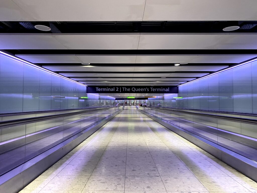 Walkway at Terminal 2 The Queen's Terminal - Heathrow