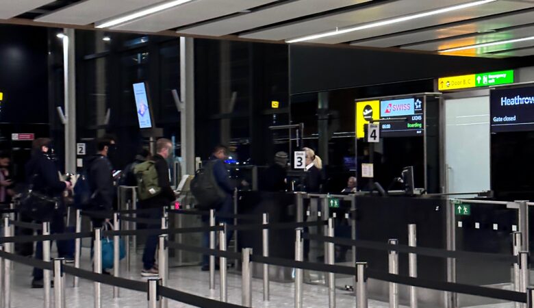 Boarding at Terminal 2