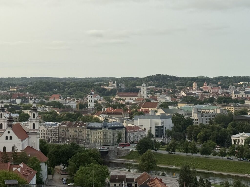 Wonderful views of Vilnius from the Radisson Blu