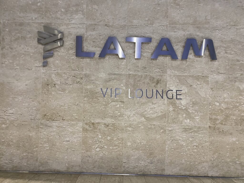 Entrance to Latam VIP Lounge São Paulo Guarulhos