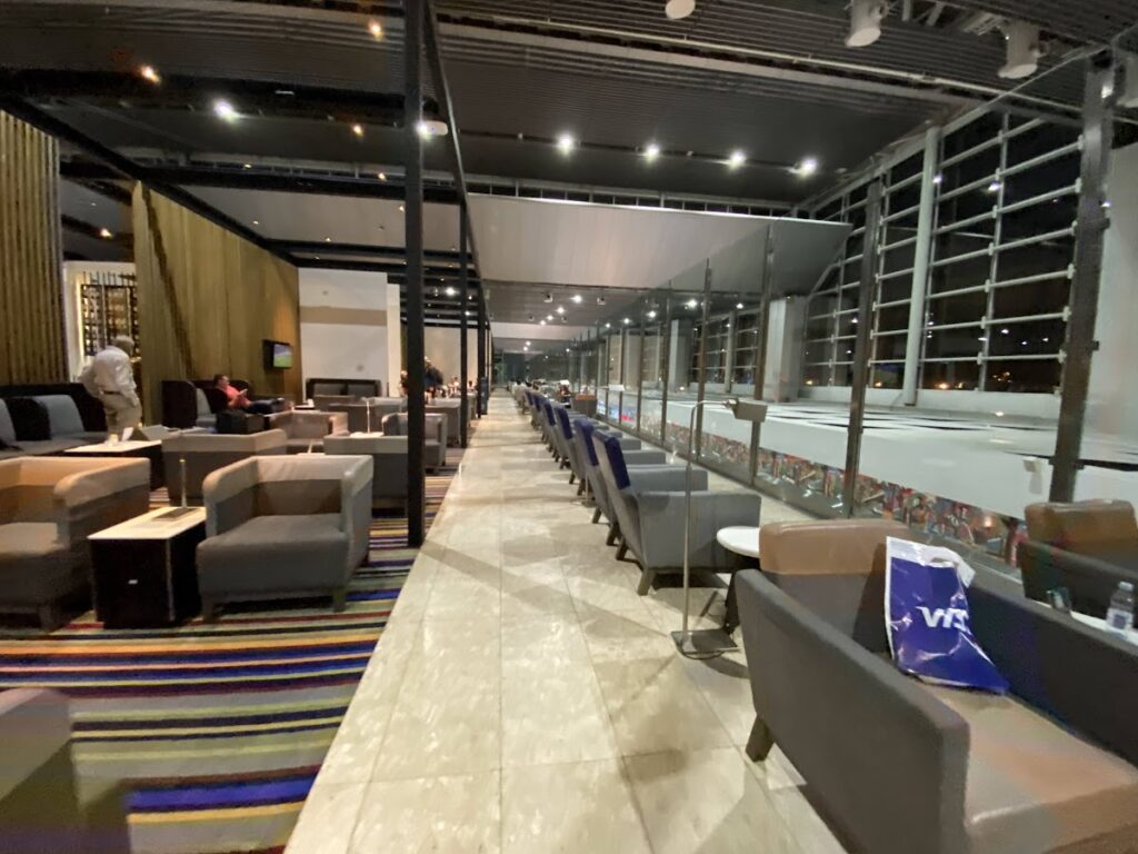 A view through the Latam VIP Lounge São Paulo Guarulhos