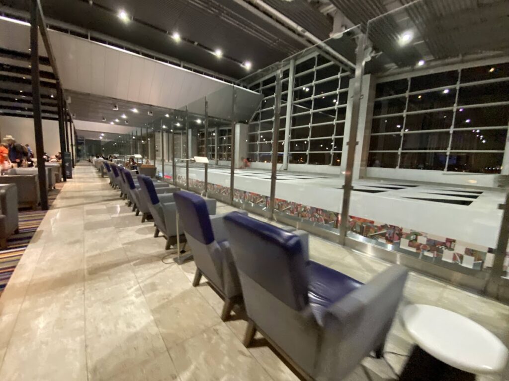 Seating in the Latam VIP Lounge