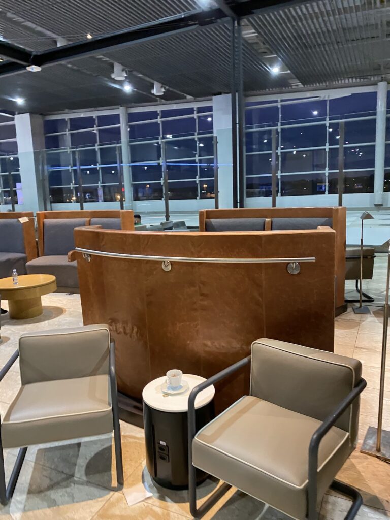 Seating in the Latam VIP Lounge