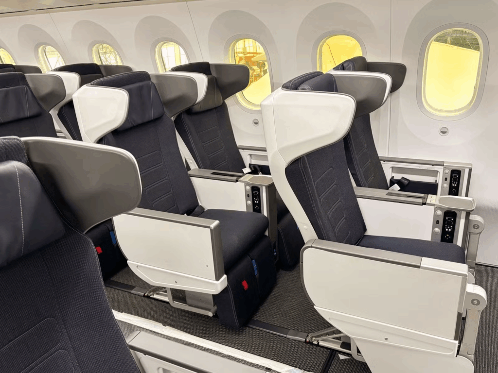 New British Airways World Traveller Plus seats