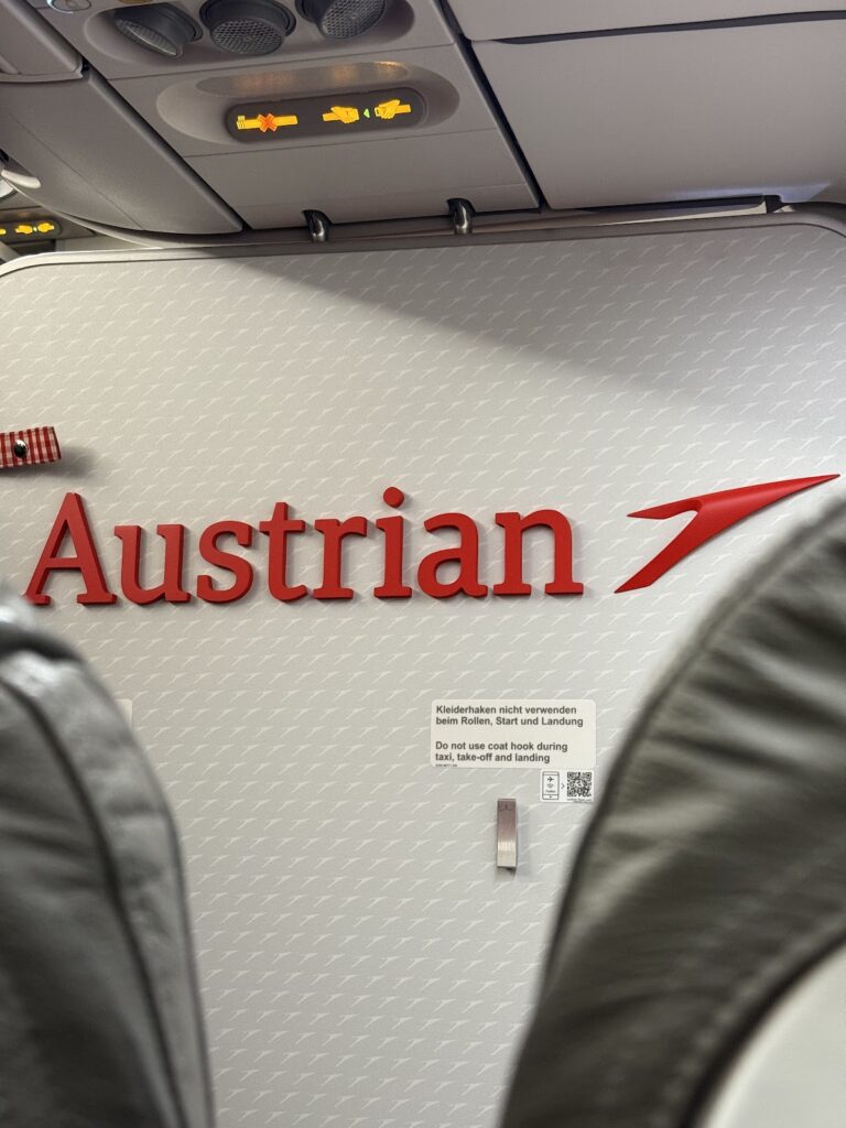 Austrian Airlines A320 Business Class