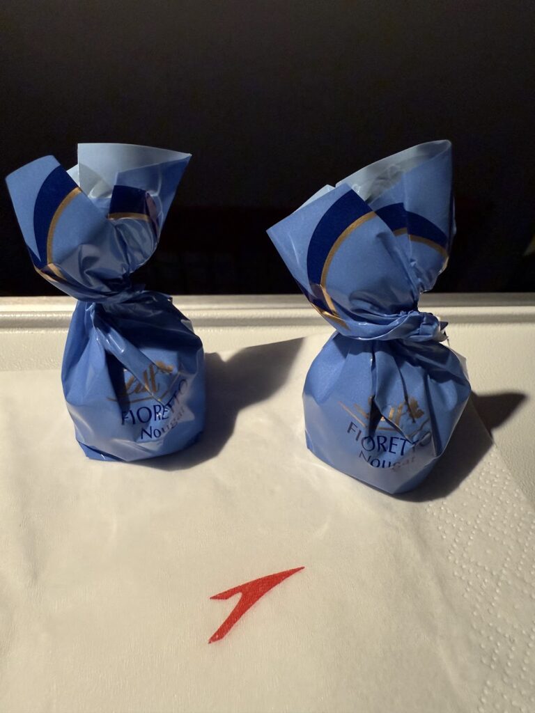 Tasty after dinner chocolates