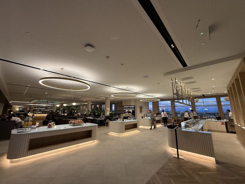 The spacious View Lounge Brussels Airport
