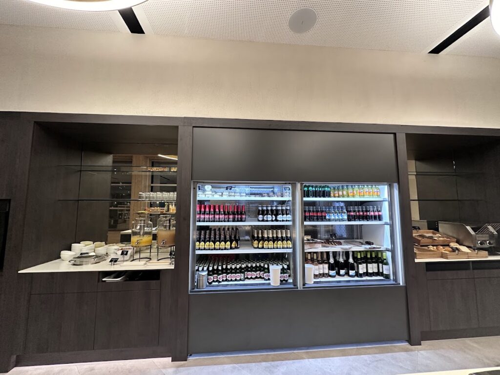 Drinks fridge in The View Lounge