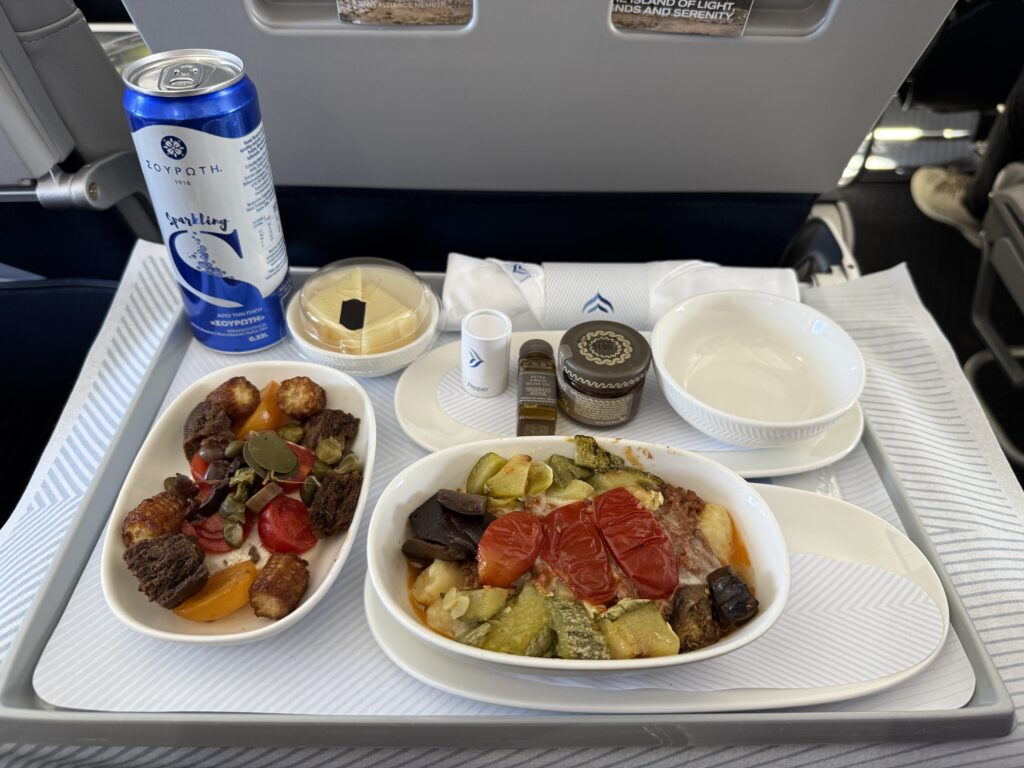 Aegean Airlines main course
