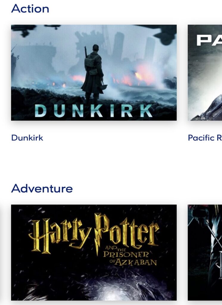 Free streamed content on Aegean A321neo