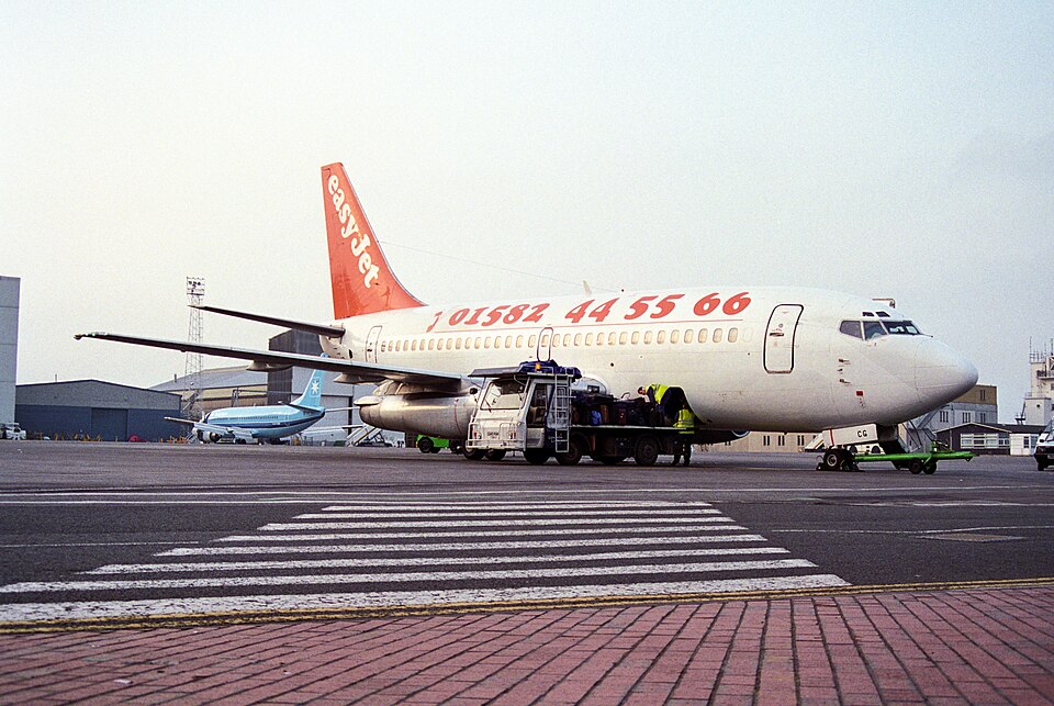 An early EasyJet 737-200 aircraft