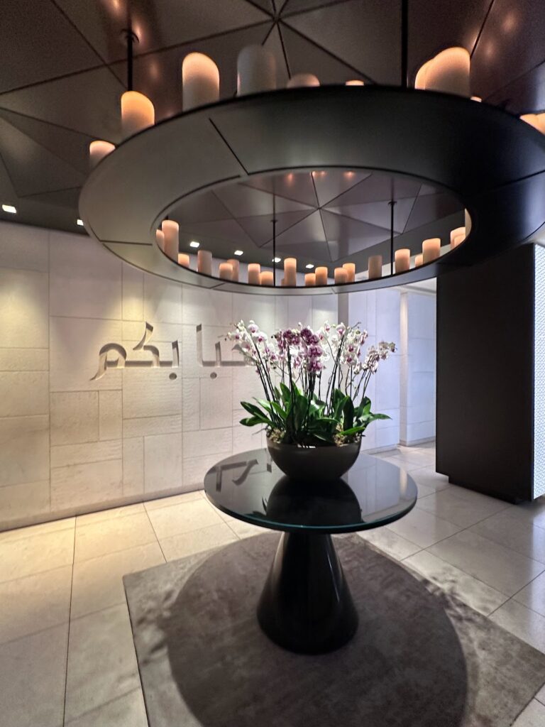 Qatar Airways London Heathrow Lounge