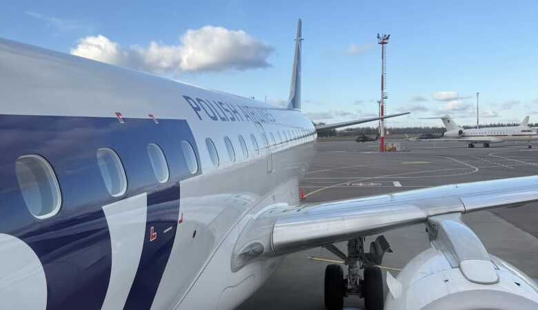 Boarding LOT European Business Class