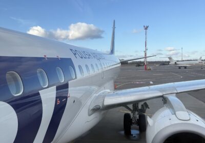 Boarding LOT European Business Class