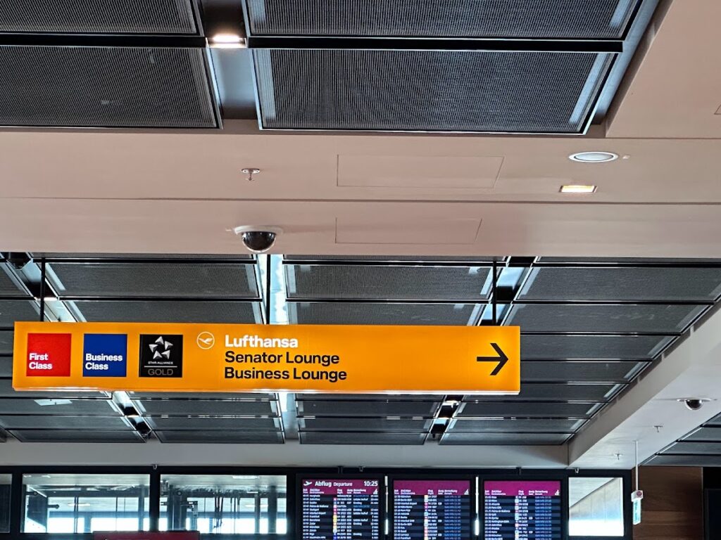 Locating Lufthansa's Lounge at Berlin Brandenburg Airport