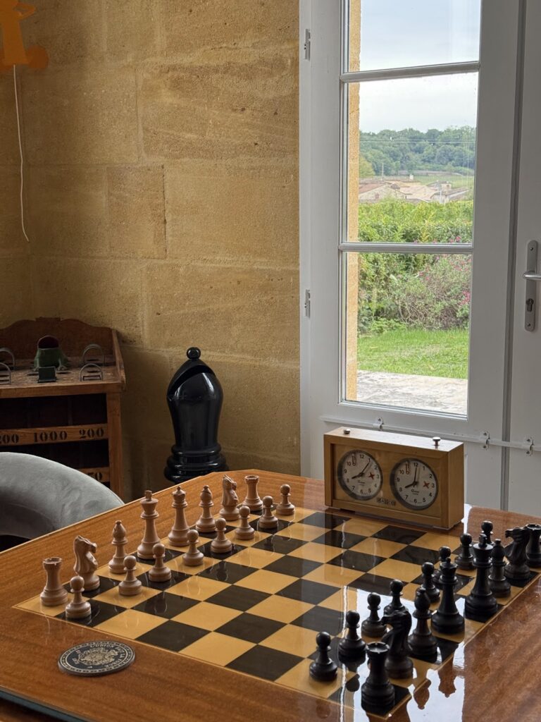 Games room at Chateau du Palanquey