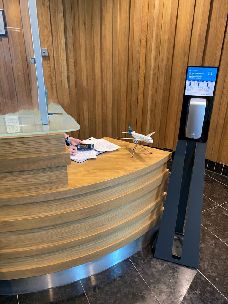 Reception at the Aer Lingus Lounge London Heathrow