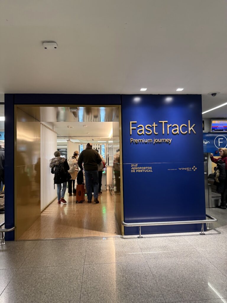 Fast Track security at Lisbon Airport