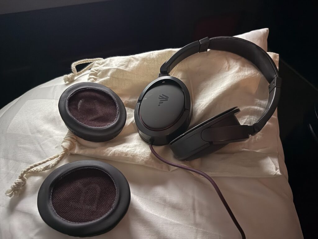 The second pair of headphones in Premium Business