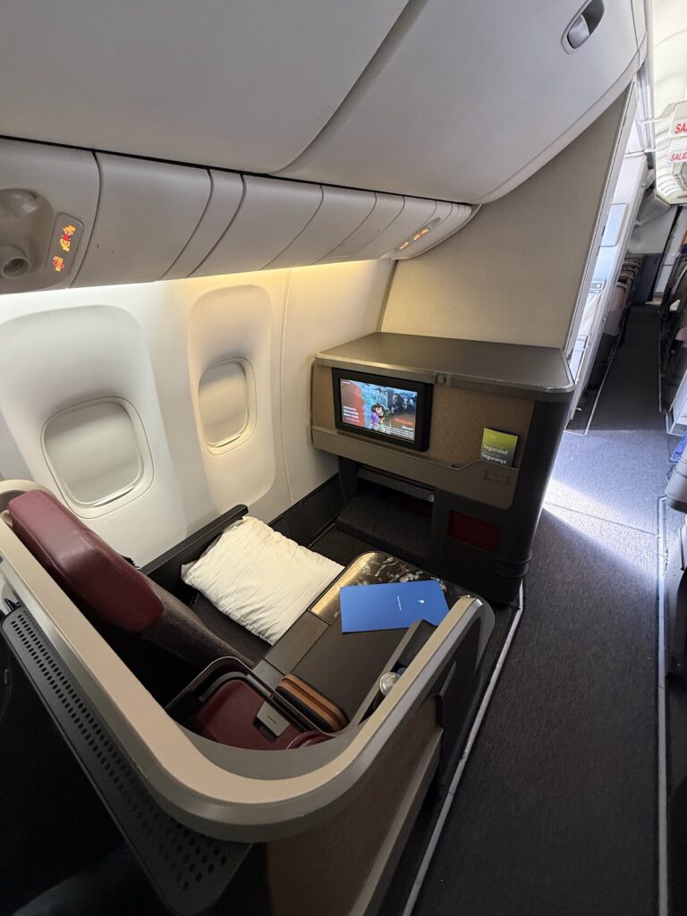 My seat on LATAM 777-300 Premium Business