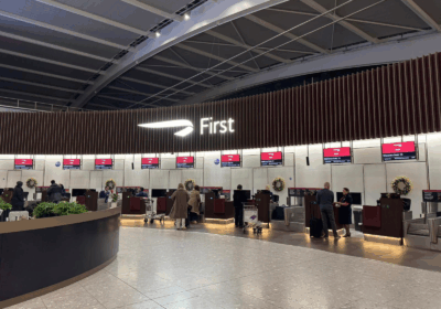 Refurbished BA First Wing at Heathrow