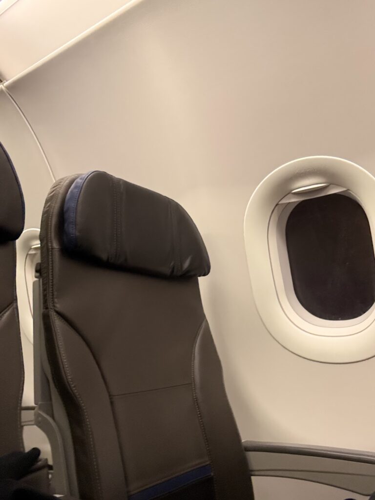 Window seat on LATAM A320 Premium Economy