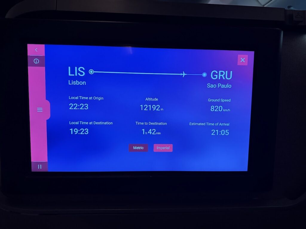 LATAM 787 Business Class