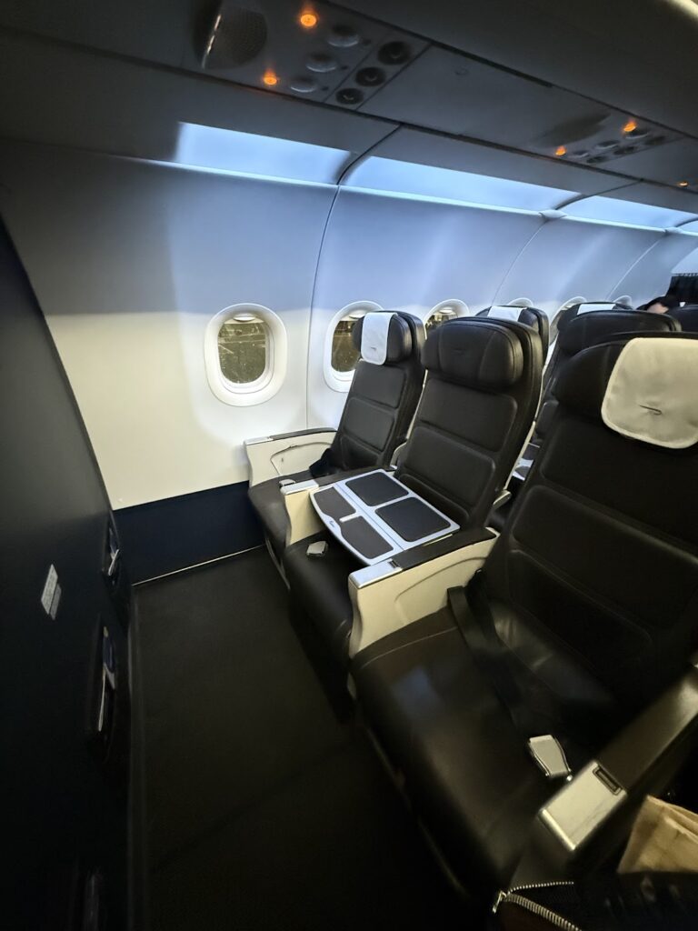 My seat on British Airways A320 Club Europe