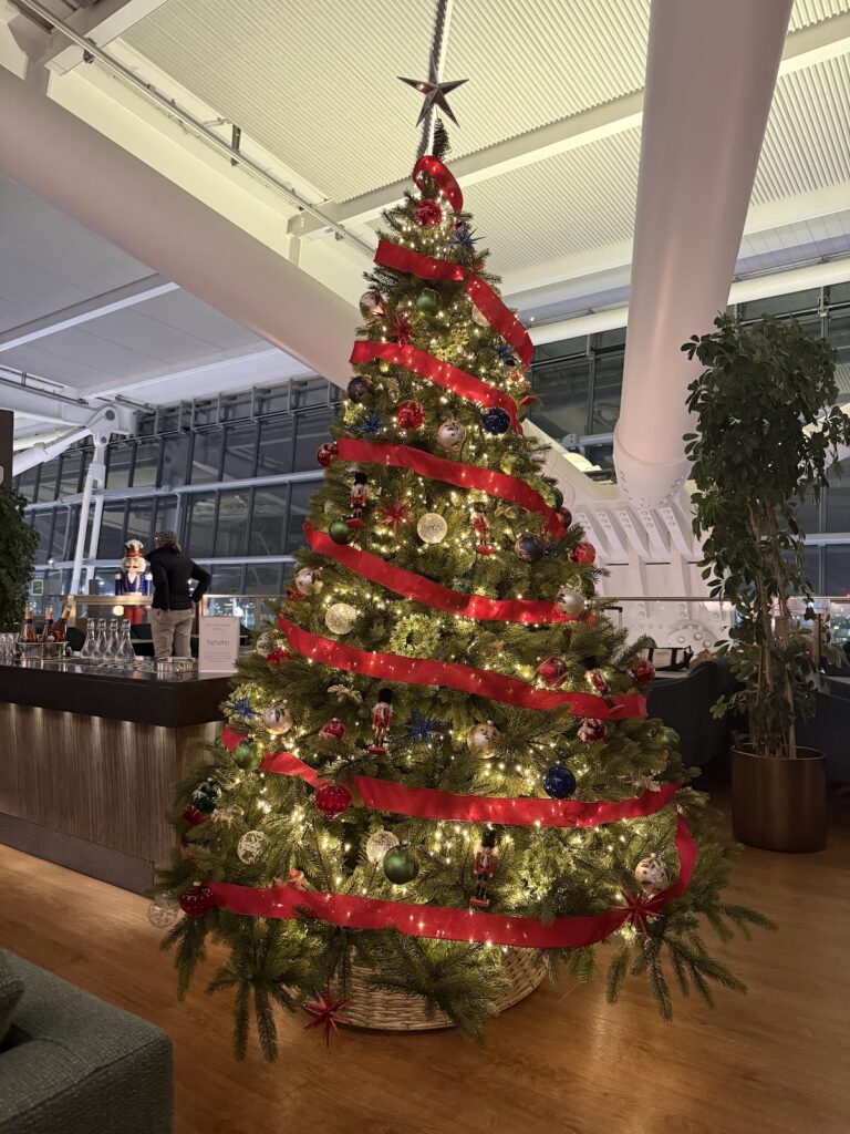 British Airways South Lounges at Christmas