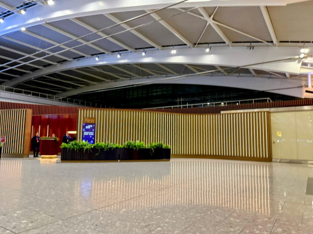 BA First Wing at Heathrow Terminal 5