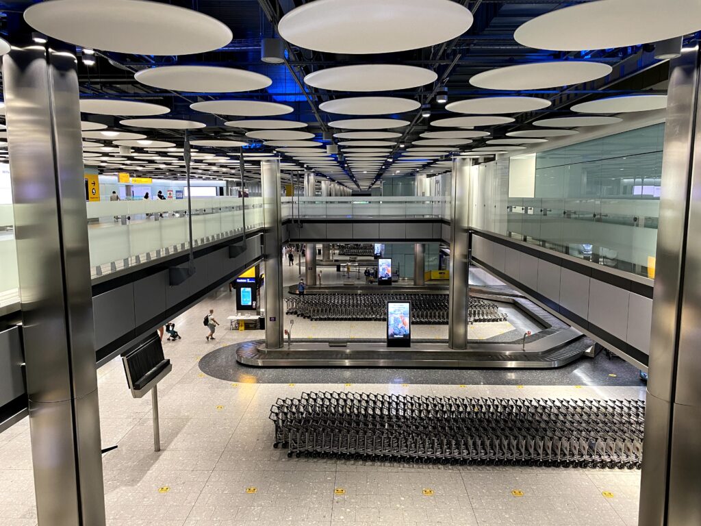 Terminal 5 baggage reclaim