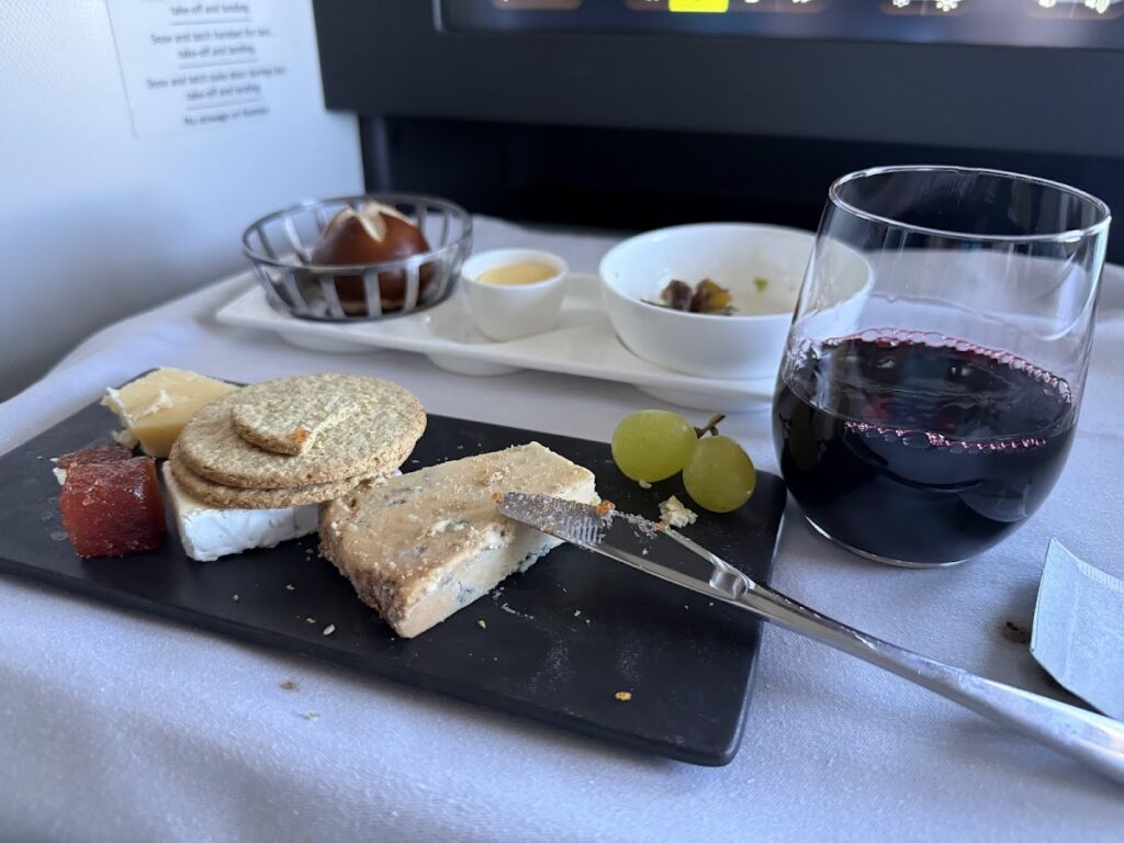 Cheese plate to finish the procession