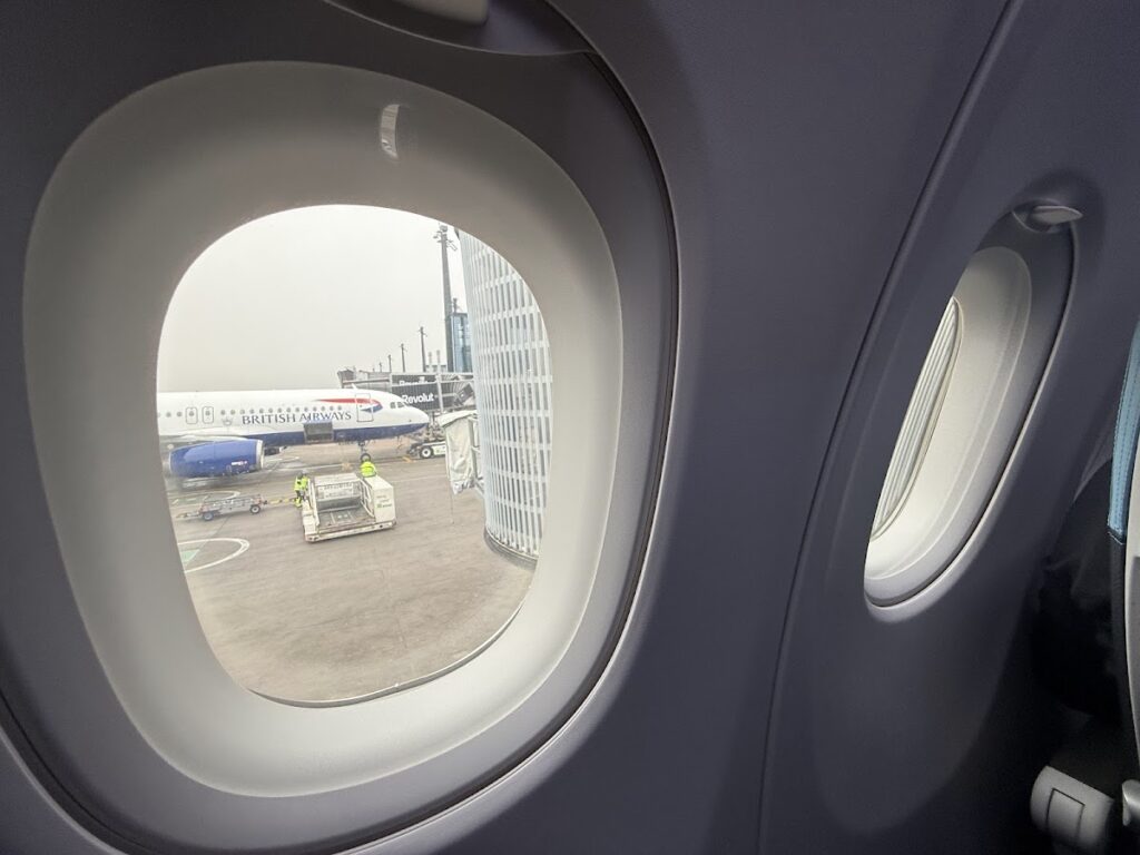 My windows seat on KLM A321 Business Class