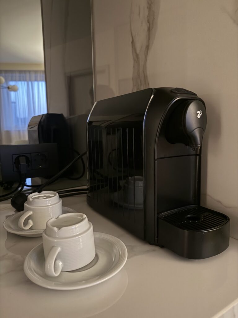 Coffee maker at Hilton Sofia