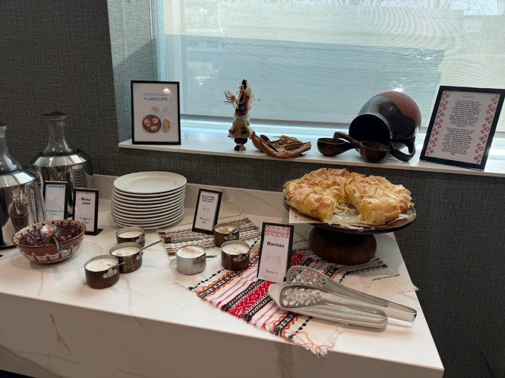 Traditional banitsa at Hilton Sofia