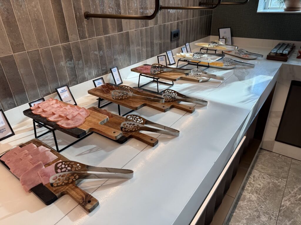 Cold breakfast buffet option at Hilton Sofia